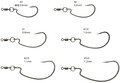 Nogales Ring Offset Hooks, 4 sztuki!