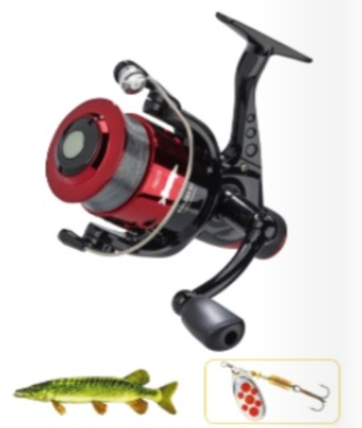 Balzer Spezi 1000 Pike Reel (incl. line and spinner)