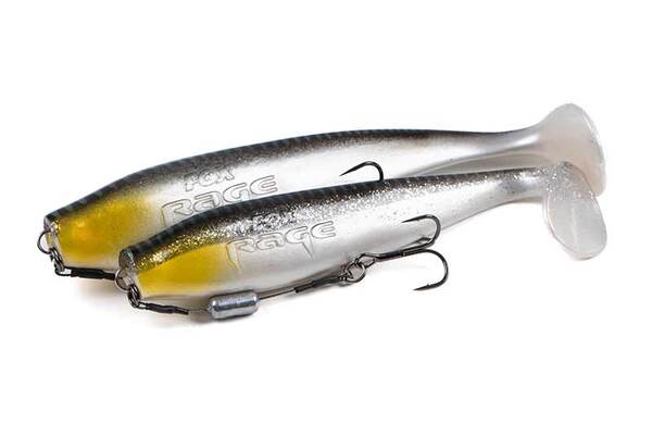 Fox Rage Zander Pro Shad Cargado 16 cm (39 g) - UV Silver Halo