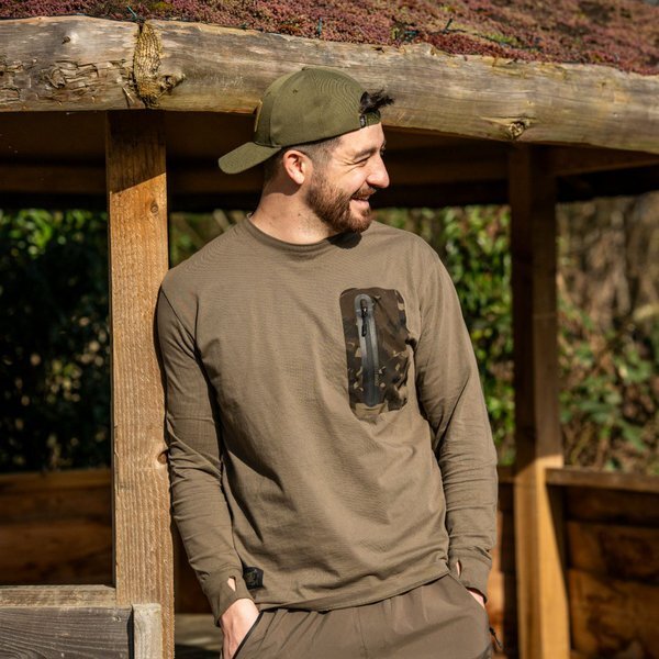 Nash ZT HD Long Sleeve T Shirt Green