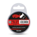 Spomb Tapered Braided Leaders 40lb-18lb (3pcs) - Black