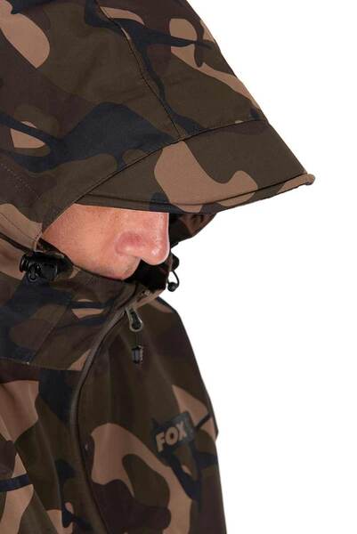 Fox RS25K Chaqueta de Pesca STD Khaki/Camo (Impermeable)