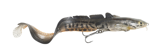 Savage Gear 3D Burbot 25cm - Silver Burbot UV