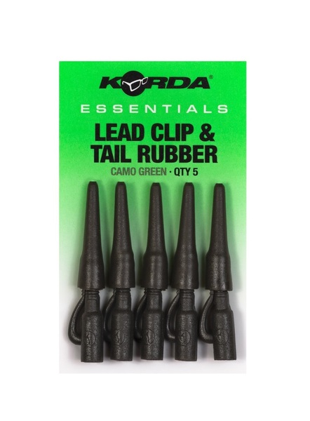 Korda Essentials Lead Clips & Tail Rubbers (5 Pieces)