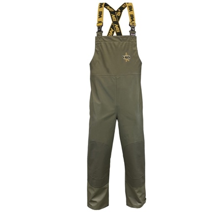 Vass Team Vass 220 Unlined Waterdichte Bretelbroek Met Knieversteviging Khaki