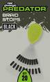 Fox Rage Predator Braid Stops Black (20 pieces)