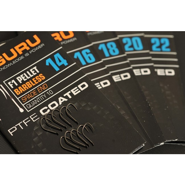 Guru F1 Pellet Hooks Barbless (10pcs)