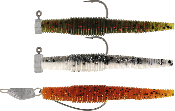 Westin Ned Worm Slim R 'N R Mix 5.5cm (3 pieces) - Clear Water Mix