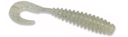 Major Craft ParaWorm - Grub 2.3 inch - #19 All Glow -7pcs
