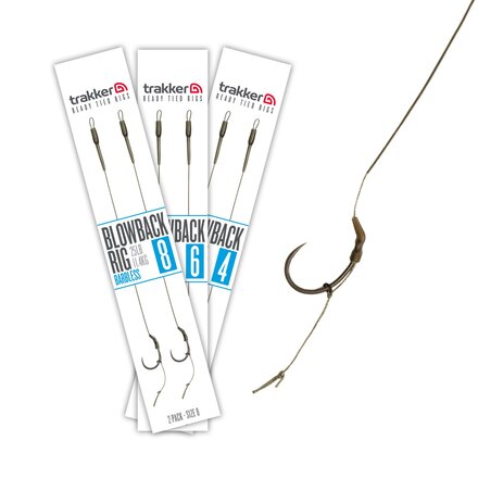 Trakker Blowback Rig Barbless 25lb/11.4kg (2 Stuks)