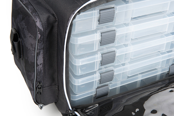 Fox Rage Voyager Camo Stacker L (Incl. 1 Large Deep, 4 Large Shallow & 2 Small Tackleboxes)