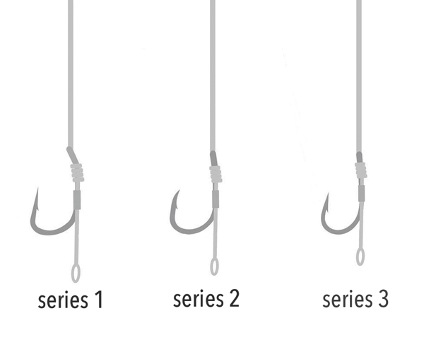 Life Orange Method Hair Rigs, 5 Stück