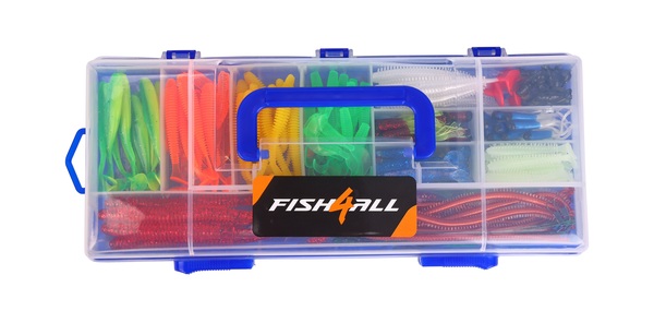 Fish4All Multi Lure Box Hard, Soft & Metal + Pliers (328pcs)