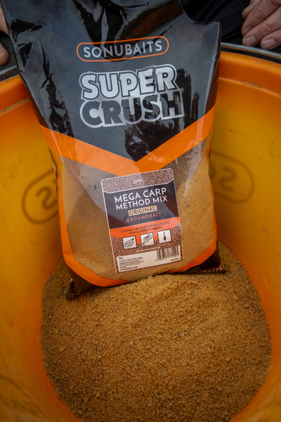 Sonubaits Supercrush Mega Carp Method Mix Original Groundbait (2kg)