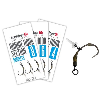 Trakker Ronnie Hook Section Barbless (3 pieces)