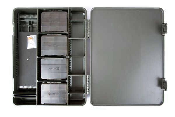 Sonik Lockbox Large Loaded Tacklebox (Incl. 8 Boxes + Rigboard)