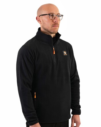 Guru 1/4 Zip Fleece Black Visvest