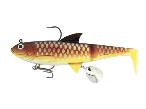 Molix Pike Shad 7,5"/19cm (2pcs) - Carp (picture of rigged version)