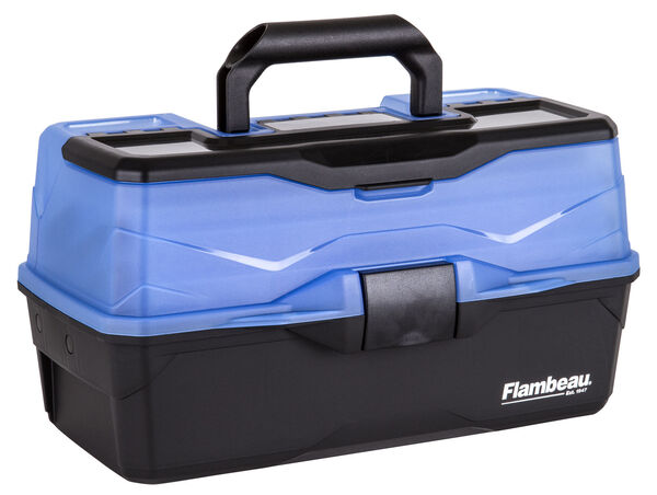 Flambeau Classic Fishing Tray - Classic 3-Tray Frost Series Blue