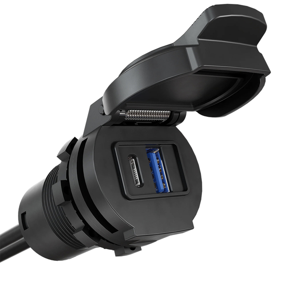 AquaAmp 130 Smart Oplader USB C/A 10-24VDC 30/6W