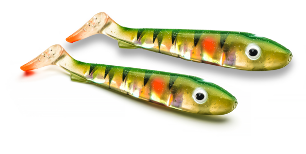 Svartzonker Big McRubber Flash Shad 25cm (2 pcs) - Perch