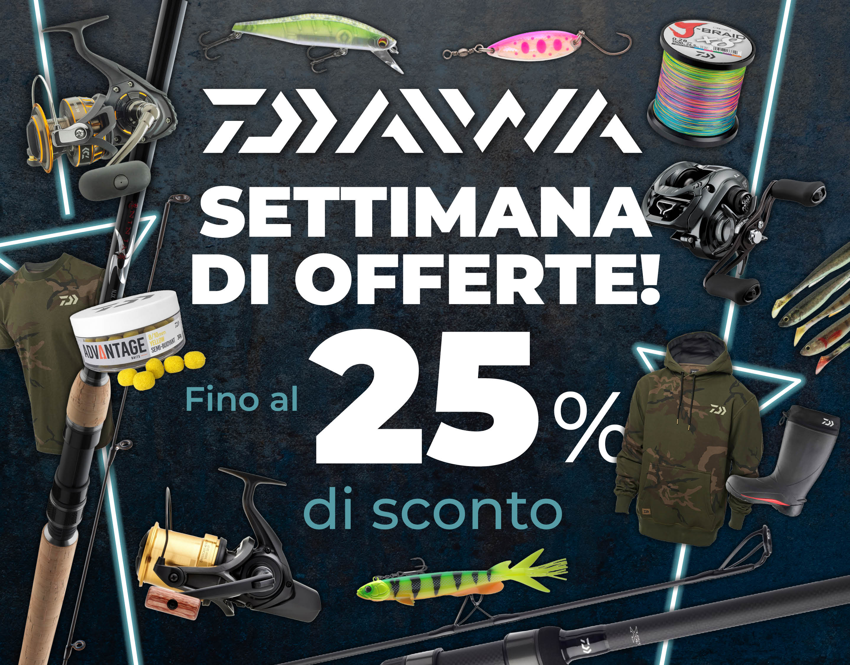 Weekactie: Subbanner: Tot 25% Daiwa