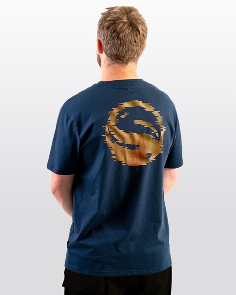 Guru Glitch Navy Tee T-Shirt