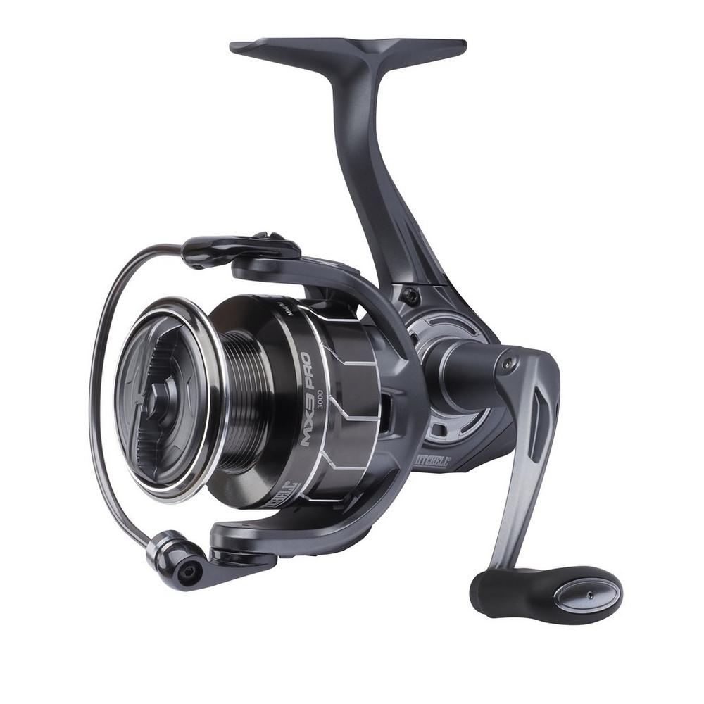 Mitchell Mulinello Da Pesca MX3 Spinning – 4000, Trascinamento Anteriore, 6+1 Cuscinetti, Unisex Nero