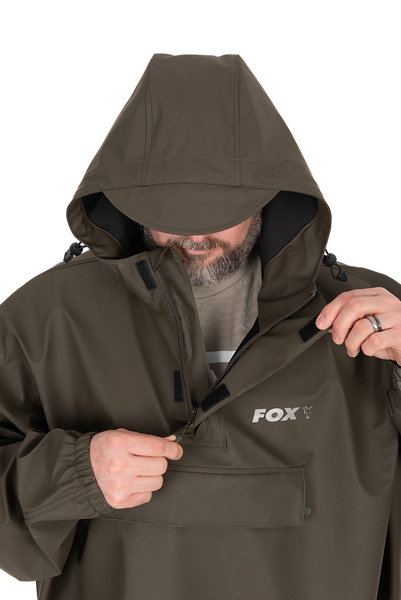 Fox Khaki Poncho One Size