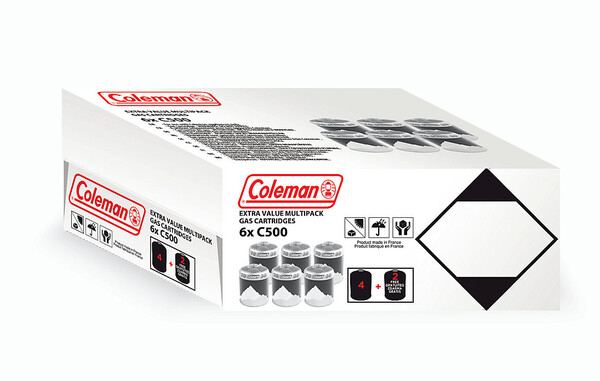 Coleman Cartridge C500 Value 6Pack Gas Canister