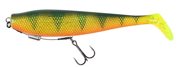 Fox Rage Zander Pro Shad Cargado 18 cm (53 g) - UV Natural Perch