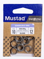 Mustad SS Power Split Ring Stainless Steel Split Rings (12pcs)