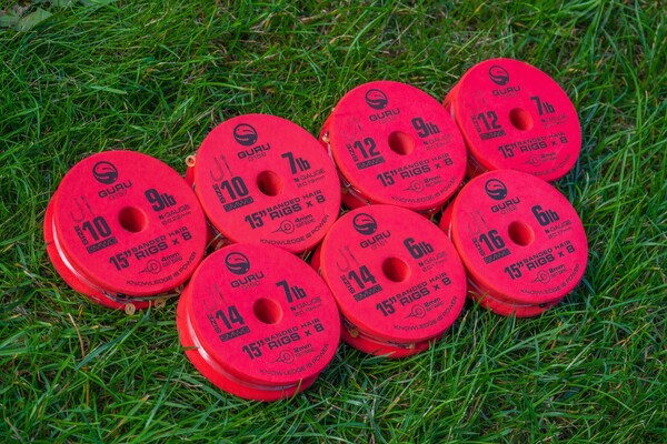 Guru SMWG Bait Band Ready Rig Onderlijnen 38cm (8pcs)