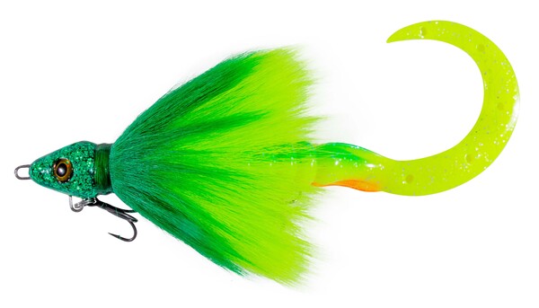 Grayton Buck-Bug Bucktail Jig S 19cm (40g) - Mad Green
