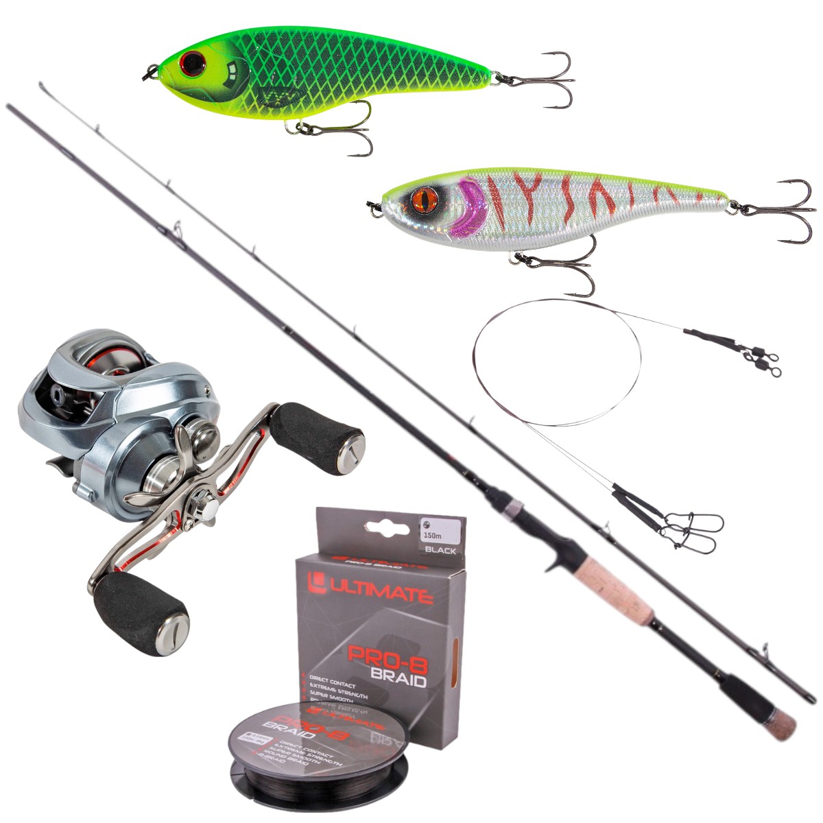Esche Artificiali Herbertz - Made In Italy, Per Pesca, Colori Multicolore, Taglia Unica