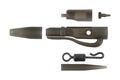Fox Edges Tubing Leadclip Kit (5 Stuks) - Naturals Green
