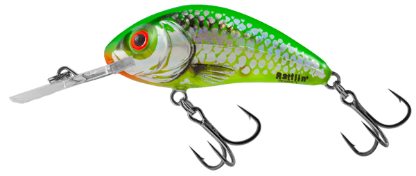 Salmo Rattlin Hornet Floating 5,5cm - Clear Bad Lite Lime