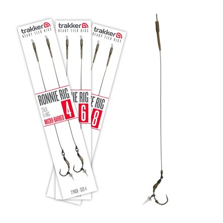 Trakker Ronnie Rig Micro Barbed 25lb/11.4kg (2 Stuks)