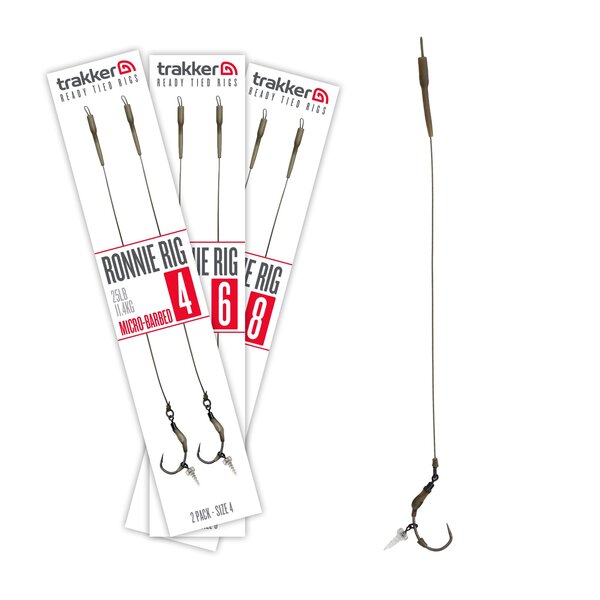 Trakker Ronnie Rig Micro Barbed 25lb/11.4kg (2 Stuks)