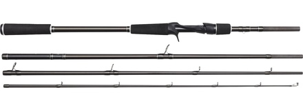 Westin W2 Powerstrike-T Caña Baitcaster de Viaje 2,40 m (60-140 g) (4 Tramos)