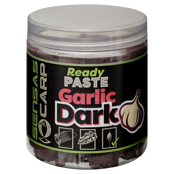 Sensas Ready Paste 250g Witvisdeeg - Dark Garlic