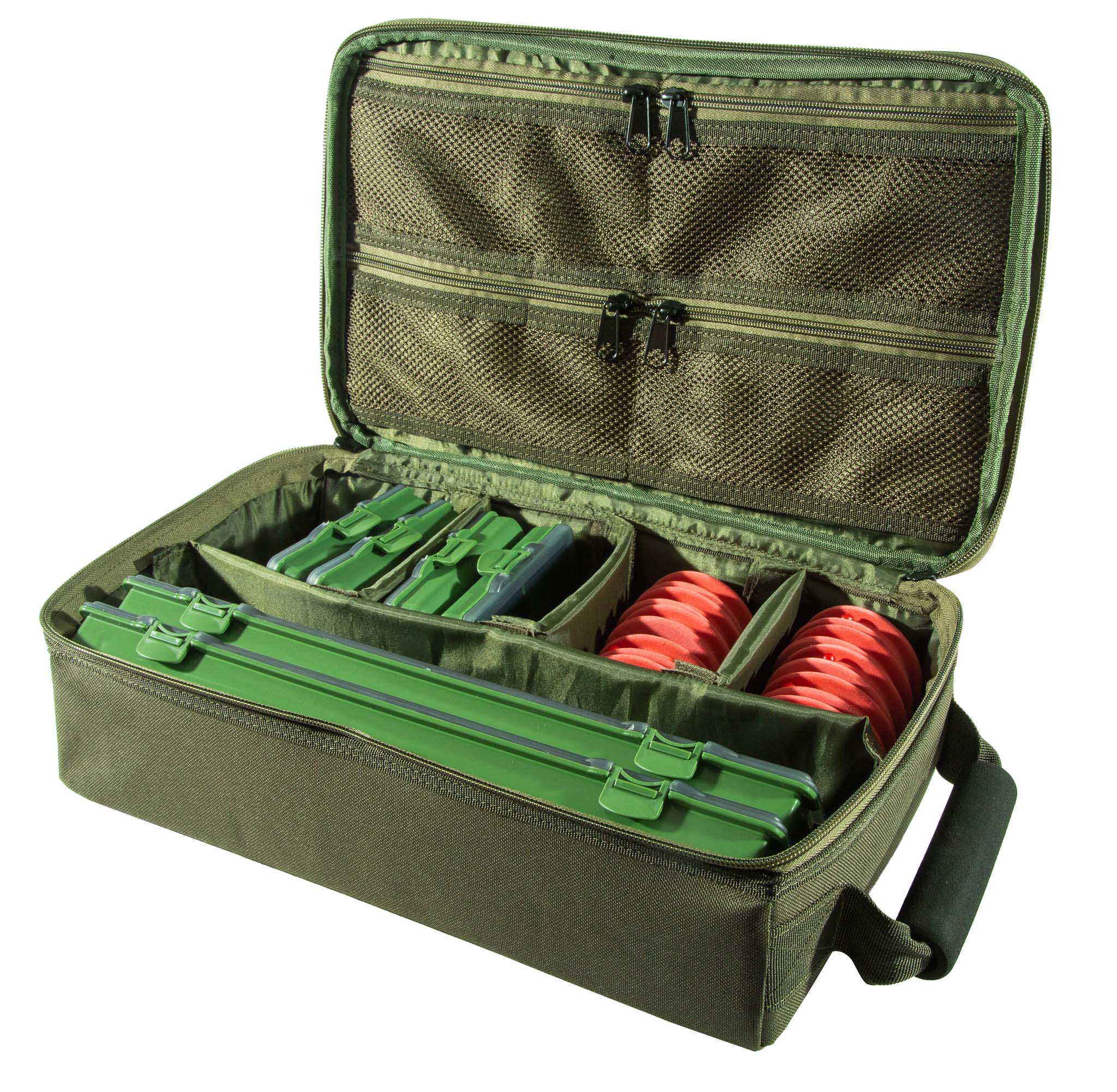 Sac avec 4 boîtes - Sac À Dos Pour Matériel De Pêche, Sac De Rangement Avec 4 Boîtes Pour Leurres Et Appâts - Sport