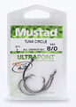 Mustad Demon Wide Gap Circle Hook Blacknickel Zeevishaken (3pcs)