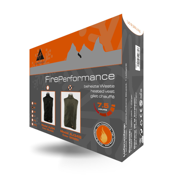 Alpenheat Heated Vest Fleece (multiple sizes)