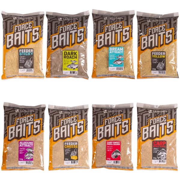Ultimate Force Baits Groundbait Try-Out Pack (Łącznie 8kg)