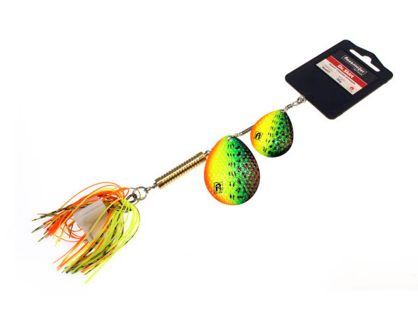 Rozemeijer Dr. Skirt Tandem Spinner #5 & #7 (32g) - Speckled Fire Tiger