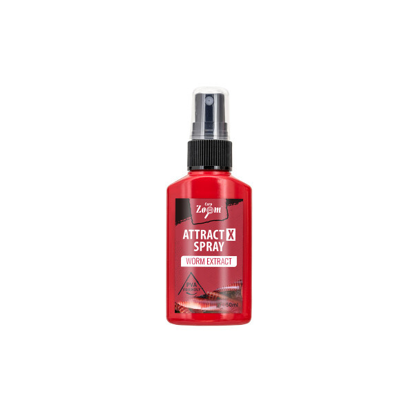 Carp Zoom AttractX Spray Liquid 50ml - Worm Extract