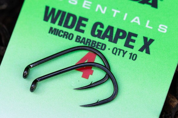 Ami da Carpa Korda Essentials Wide Gape X Ardiglione (10 Pezzi)