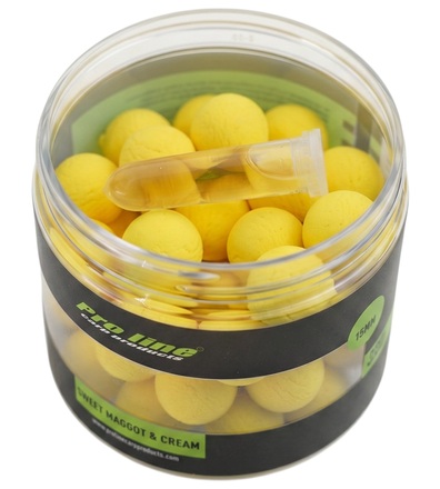 Pro Line Fluor Pop-Ups Sweet Maggot & Cream 12mm (200ml)