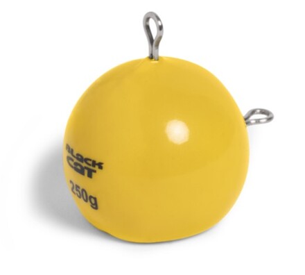 Black Cat Cat Ball Yellow Catfish Jig Head (250g)